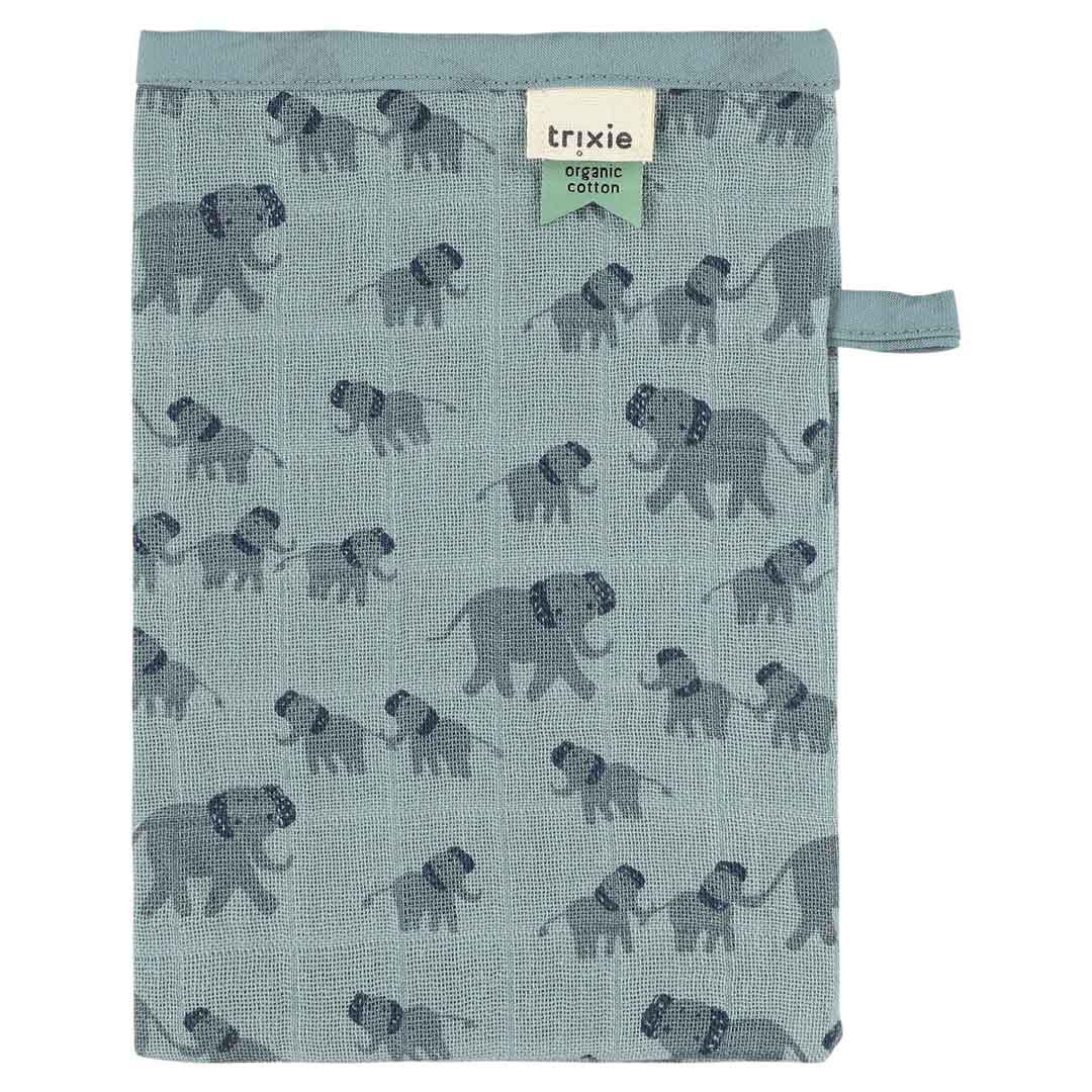 Muslin washcloths 3-pack mix - Enchanting Elephant